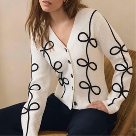 Rope Detail Knitted Cardigan