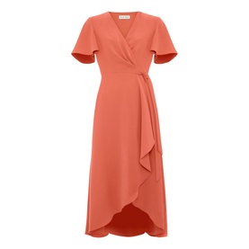 Julissa Asymmetric Wrap Dress