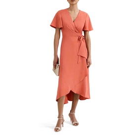 Julissa Asymmetric Wrap Dress