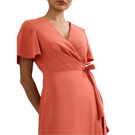 Julissa Asymmetric Wrap Dress