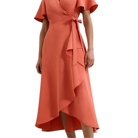 Julissa Asymmetric Wrap Dress