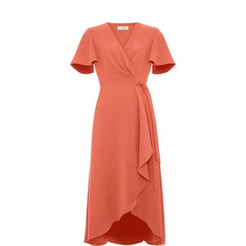 Julissa Asymmetric Wrap Dress