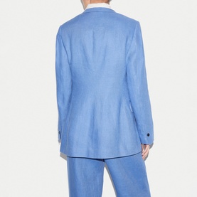 Linen Single-Breasted Blazer