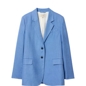 Linen Single-Breasted Blazer