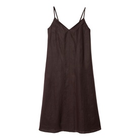 Strappy Linen Flared Dress