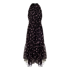 Lucinda Polka Dot Flared Dress