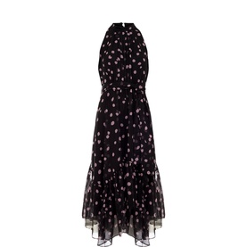 Lucinda Polka Dot Flared Dress