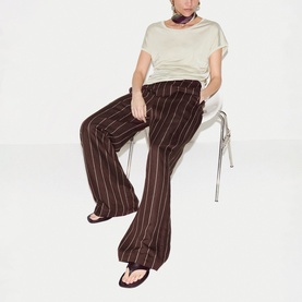 Draped Solid T-Shirt