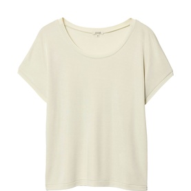 Draped Solid T-Shirt