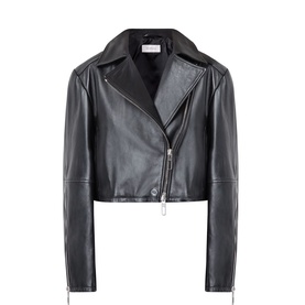 Vicario Fringed Leather Jacket