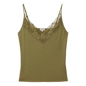 Lace Trim Cami Top