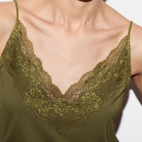 Lace Trim Cami Top