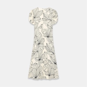 Floral Flared Dress