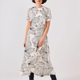 Floral Flared Dress