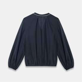 Whipstitch Side Detail Blouse