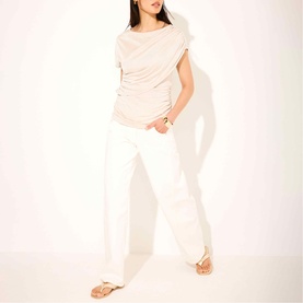 Double Layer Draped Top