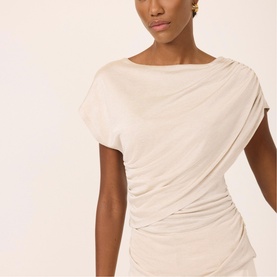 Double Layer Draped Top