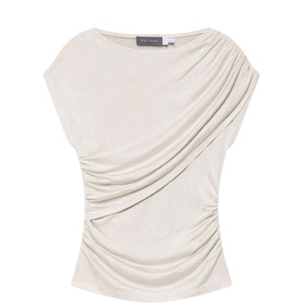 Double Layer Draped Top