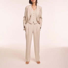 Tape Clean Mid-Rise Tapered Trousers