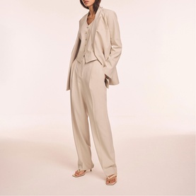 Tape Clean Mid-Rise Tapered Trousers