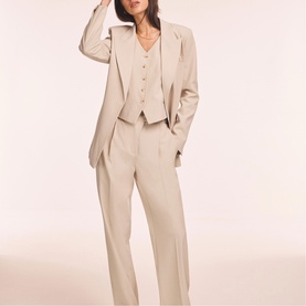 Tape Clean Mid-Rise Tapered Trousers