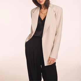 Easy Single-Breasted Blazer