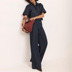 Paisley Wide Leg Jeans