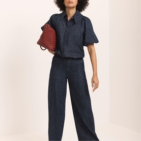 Paisley Wide Leg Jeans