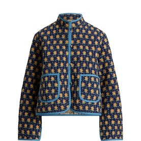 Reversible Floral Quilted Jacket