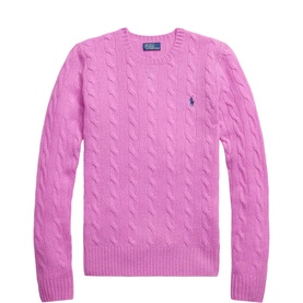 Pony Logo Cable Knitted Sweater
