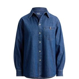 The Big Pony Logo Denim Shirt