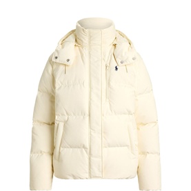 Pony Logo Down Puffer Jacket