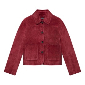Suede Pocket Detail Jacket