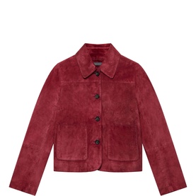 Suede Pocket Detail Jacket