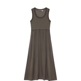 Ruched Flared Dress