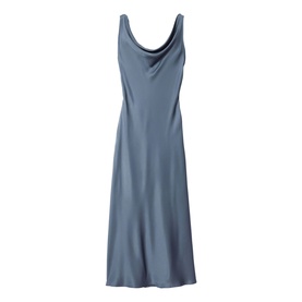 Satin Cowl Dress