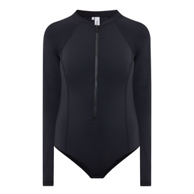 Essentials Long Sleeve One-Piece Swimsuit