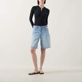 Essentials Long Sleeve One-Piece Swimsuit