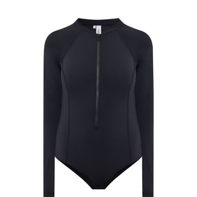 Essentials Long Sleeve One-Piece Swimsuit