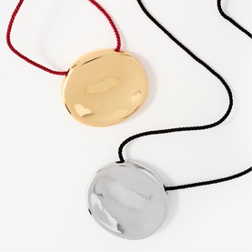 Stud Pendant Rope Necklace