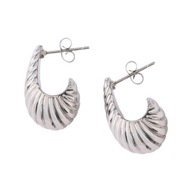 Twist Huggies Stud Earrings