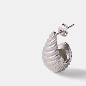 Twist Huggies Stud Earrings