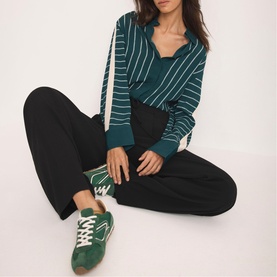 Graphic Striped Casual Shirt