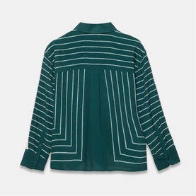 Graphic Striped Casual Shirt
