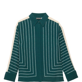 Graphic Striped Casual Shirt