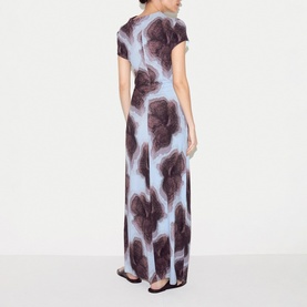 Tiger Orchid Draped Dress