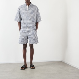 Le Cale&ccedil;on Sailboat Striped Shorts