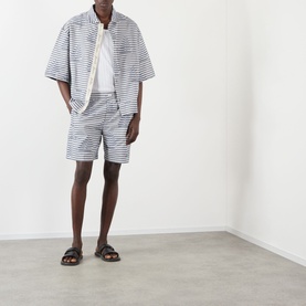Le Cale&ccedil;on Sailboat Striped Shorts
