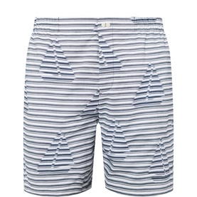 Le Cale&ccedil;on Sailboat Striped Shorts