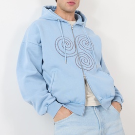 Triske Logo Appliqu&eacute; Zip Hoodie